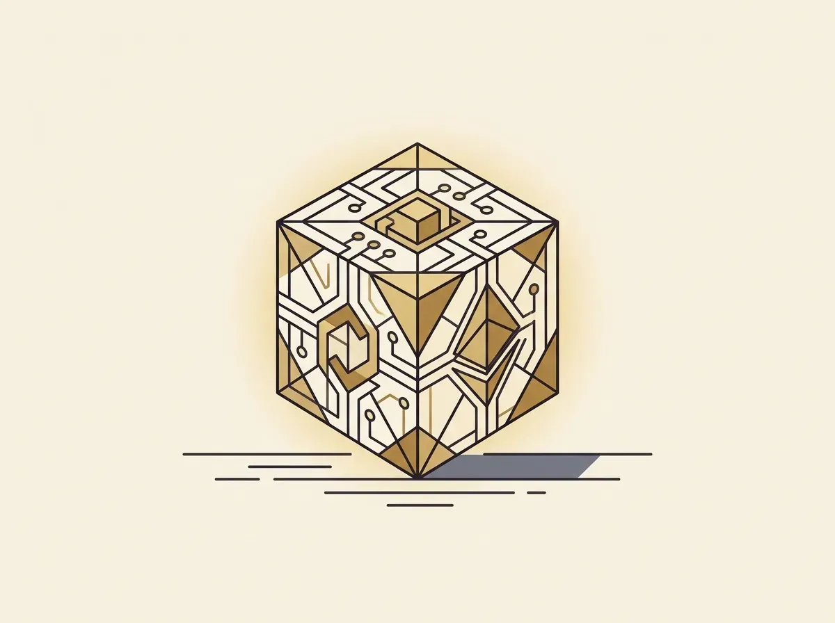 An illustration of a single, highlighted block, representing an investment in one company.