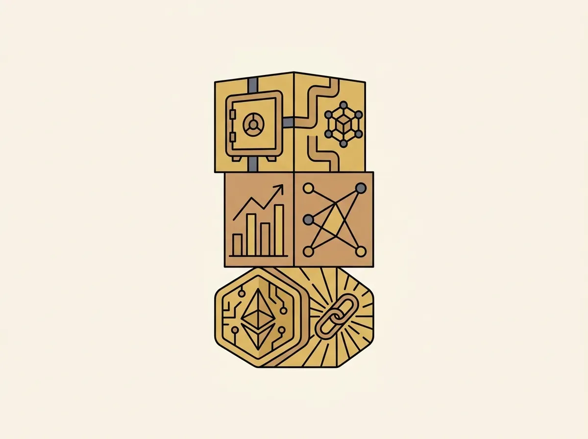 A digital token used as a foundational building block for other financial applications, illustrating DeFi composability.