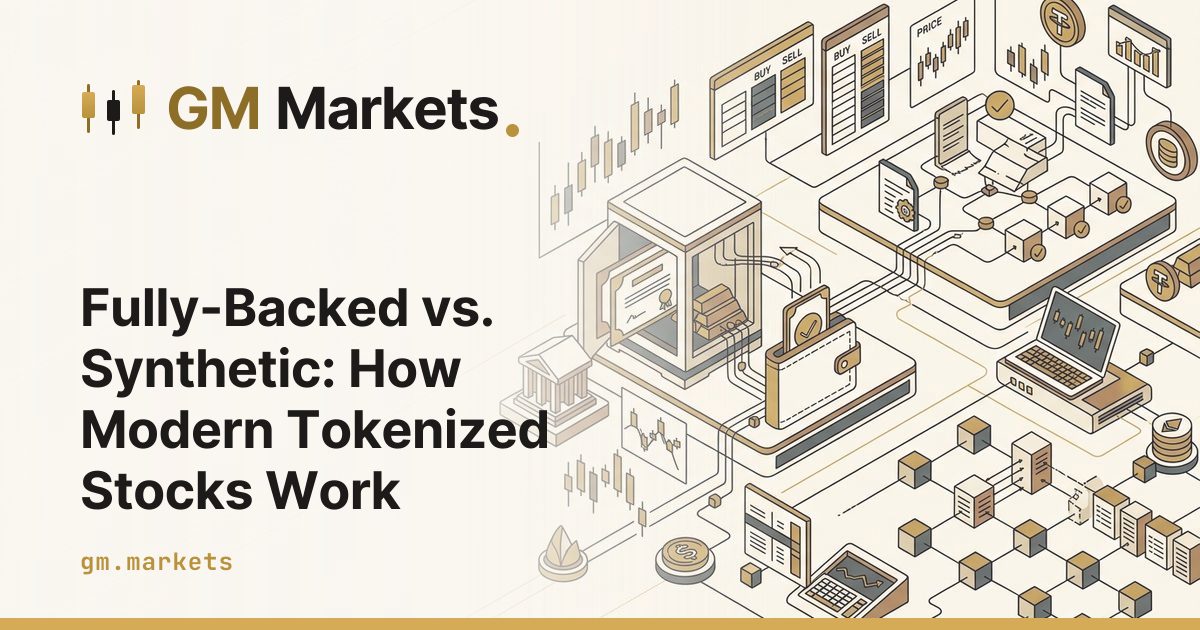 Fully-Backed vs. Synthetic: How Modern Tokenized Stocks Work