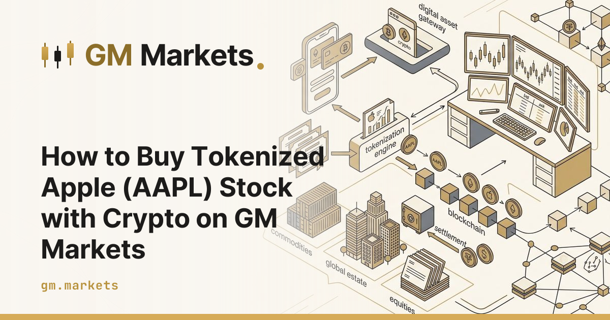 How to Buy Tokenized Apple (AAPL) Stock with Crypto on GM Markets