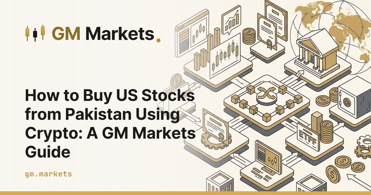 How to Buy US Stocks from Pakistan Using Crypto: A GM Markets Guide