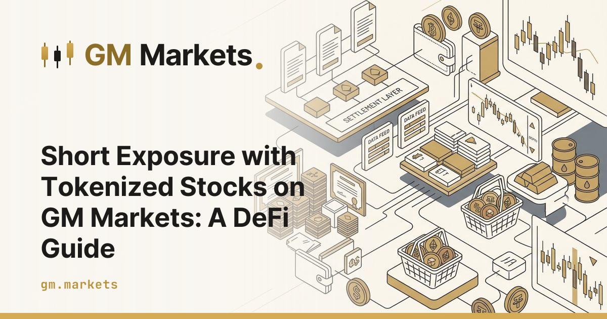 Short Exposure with Tokenized Stocks on GM Markets: A DeFi Guide