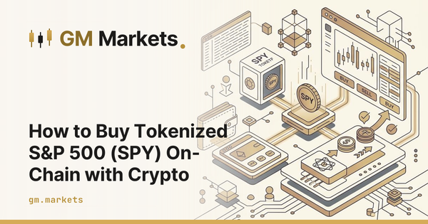 How to Buy Tokenized S&P 500 (SPY) On-Chain with Crypto