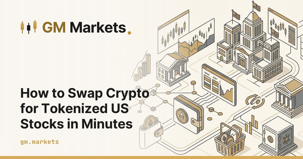 How to Swap Crypto for Tokenized US Stocks in Minutes