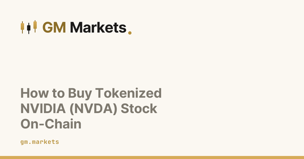 How to Buy Tokenized NVIDIA (NVDA) Stock On-Chain