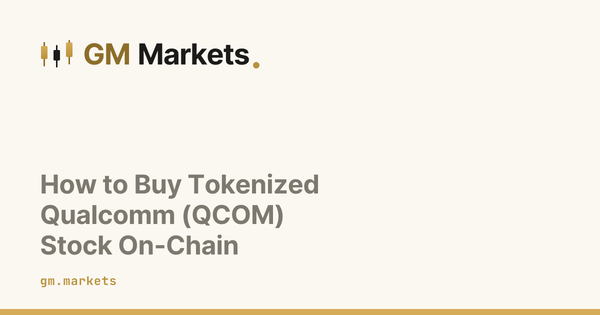 How to Buy Tokenized Qualcomm (QCOM) Stock On-Chain