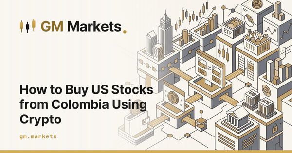 How to Buy US Stocks from Colombia Using Crypto