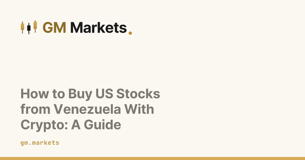 How to Buy US Stocks from Venezuela With Crypto: A Guide
