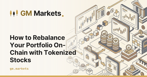 How to Rebalance Your Portfolio On-Chain with Tokenized Stocks